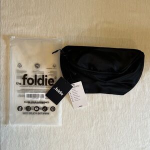 NWT The Foldie Crossbody Bag Black